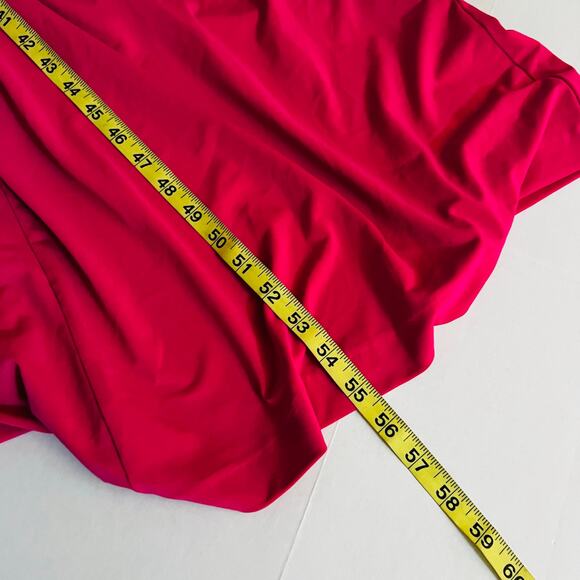 Zara Ruched Sleeveless Midi Dress Size M Medium Pink - Picture 7 of 8